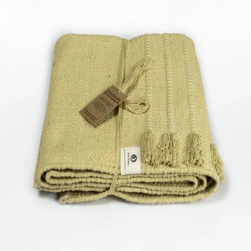 Organic Cotton Handmade Herbal Yoga Mat - Zenvibes