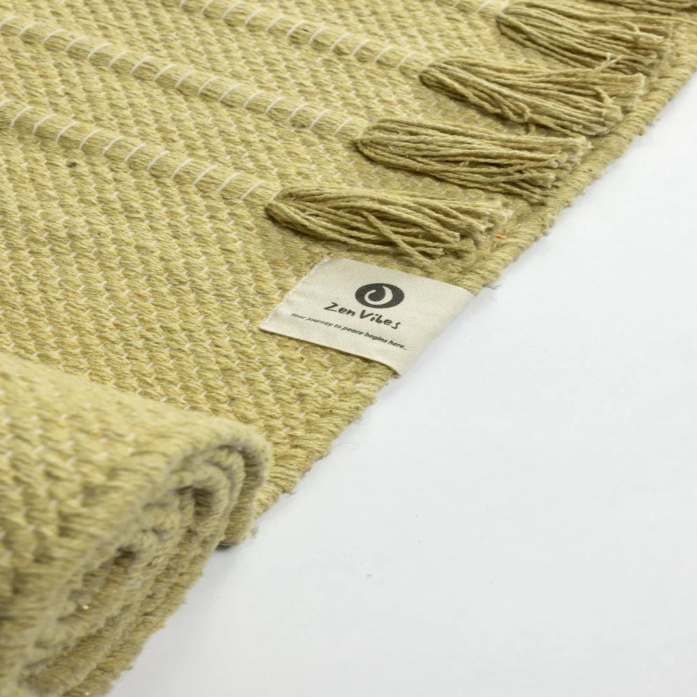 Organic Cotton Handmade Herbal Yoga Mat - Zenvibes