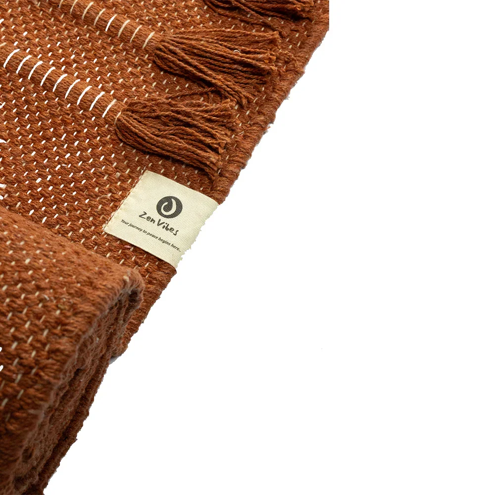 Organic Cotton Handmade Herbal Yoga Mat - Zenvibes