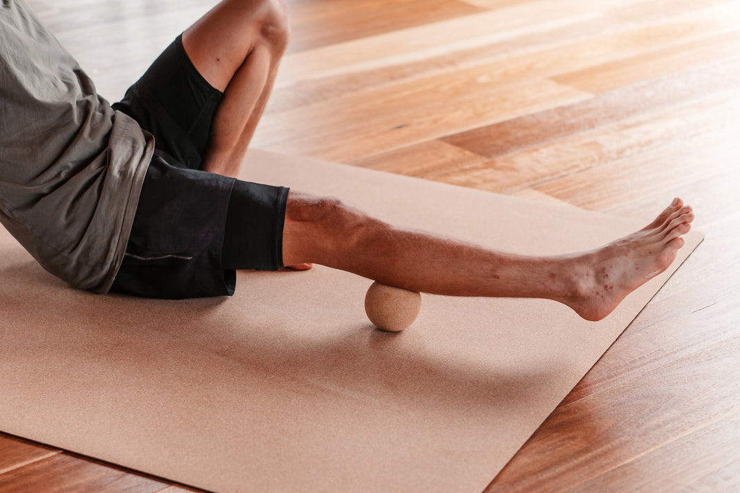 100% Natural Cork Massage Ball - 8 Cms