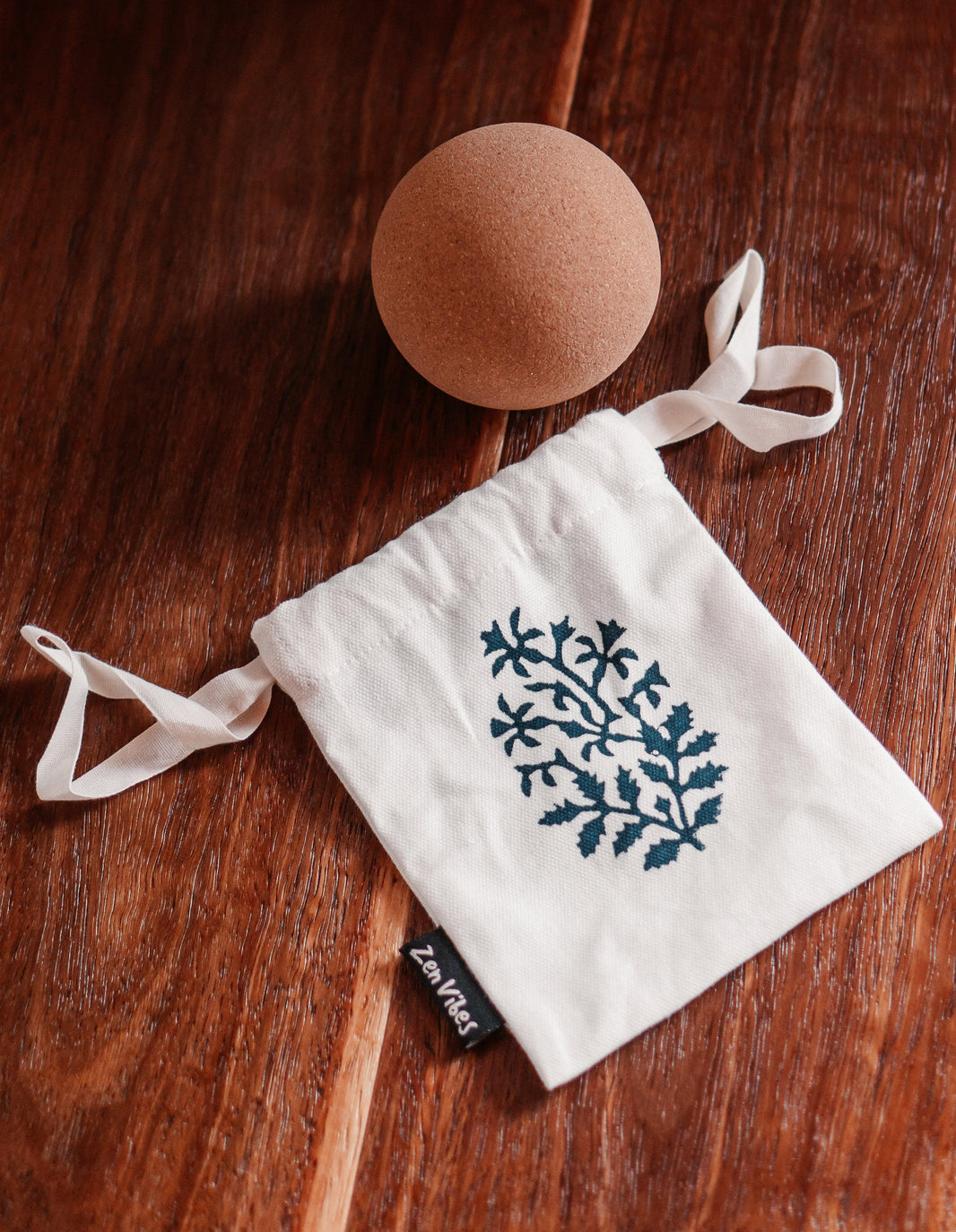 100% Natural Cork Massage Ball - 10 Cms