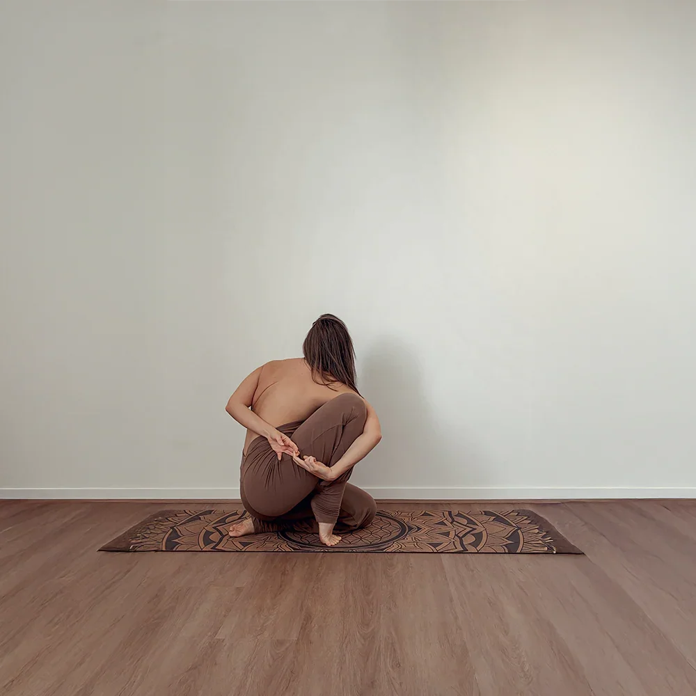 Extra-Thick Cork Yoga Mat 7mm - Peaceful Balance - Zenvibes