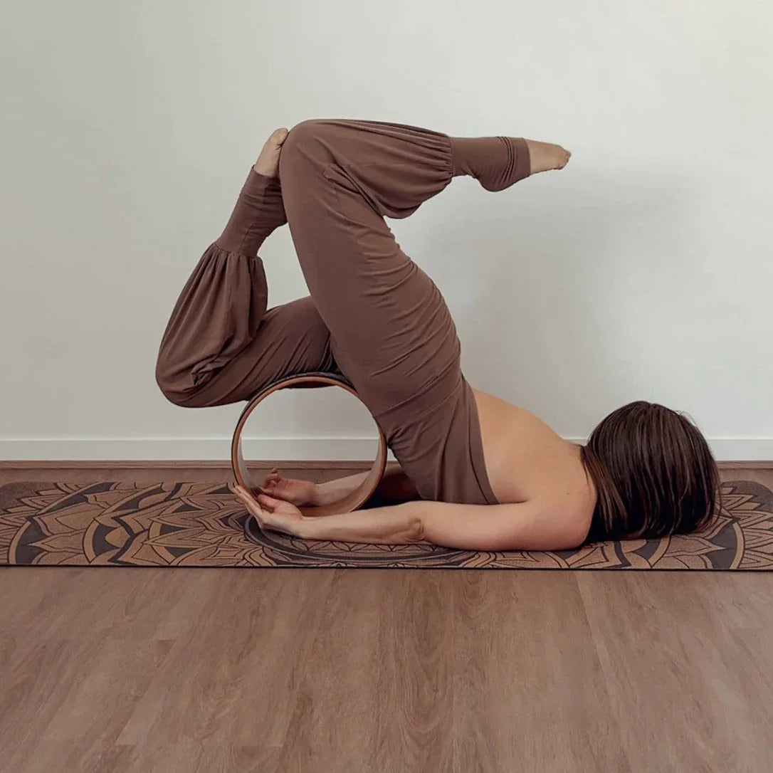 Extra-Thick Cork Yoga Mat 7mm - Peaceful Balance - Zenvibes