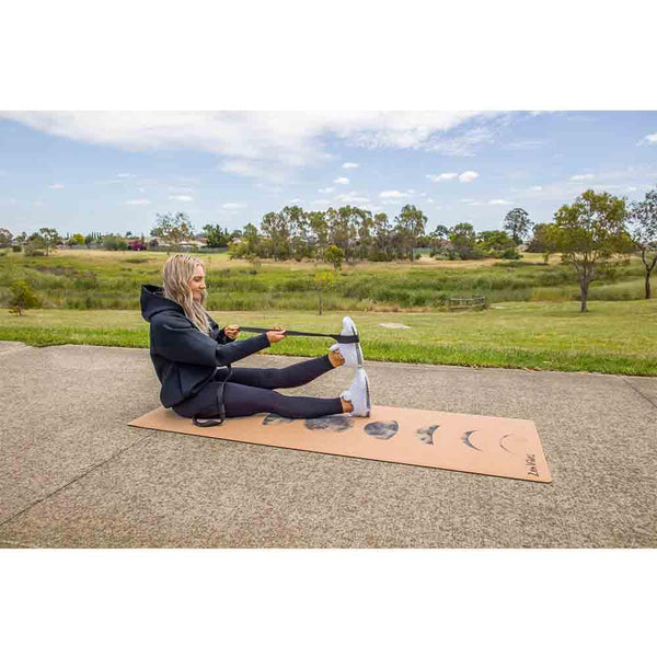 Premium Cork Yoga Mat with Rubber Back | Moon Phase | 4.5 mm - Zenvibes