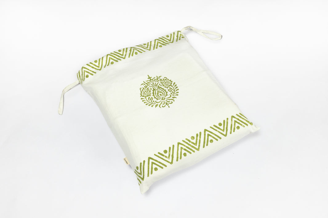 Zenvibes Block Print Cotton Bag – Handmade Small Yoga & Everyday Bag