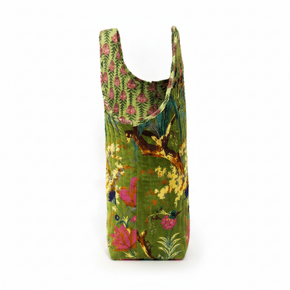 The Velvet Forest Yoga Mat Bag- Moss Green