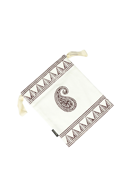 Zenvibes Block Print Cotton Handmade Yoga Bag – 32(L)X25(W)