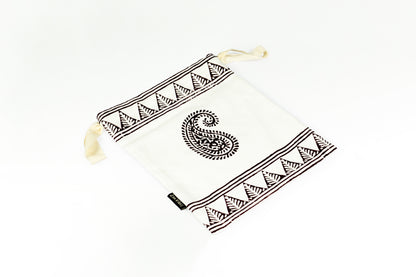 Zenvibes Block Print Cotton Handmade Yoga Bag – 32(L)X25(W)