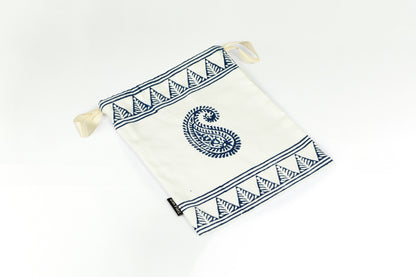 Zenvibes Block Print Cotton Handmade Yoga Bag – 32(L)X25(W)