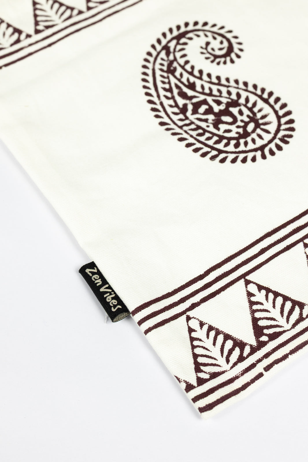 Zenvibes Block Print Cotton Handmade Yoga Bag – 32(L)X25(W)