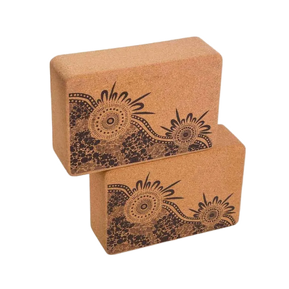 100% Natural Cork Printed Block | River Run