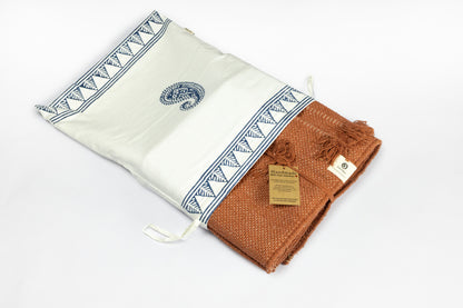 Zenvibes Block Print Cotton Bag – Handmade Small Yoga & Everyday Bag
