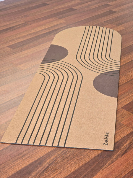 Arch Cork Mat with Rubber Back  | NordicZen | 5mm