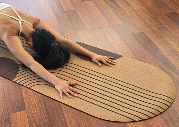 ArchFlexi Cork Yoga Mat with Rubber Back  | NordicZen | 5mm