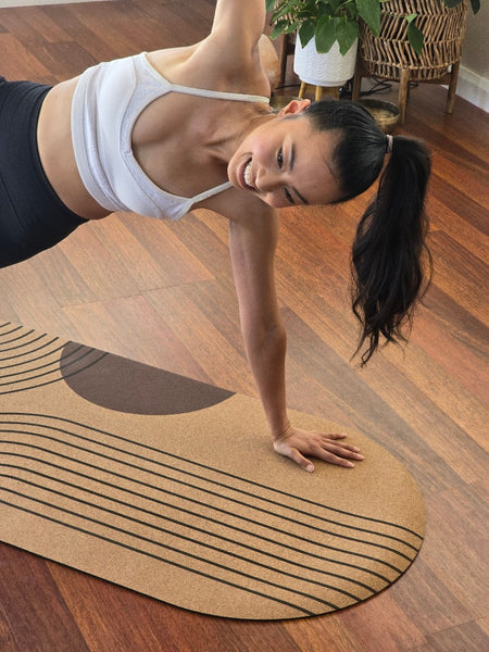 Arch Cork Mat with Rubber Back  | NordicZen | 5mm