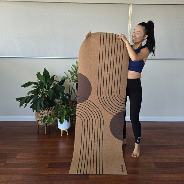 ArchFlexi Cork Yoga Mat with Rubber Back  | NordicZen | 5mm