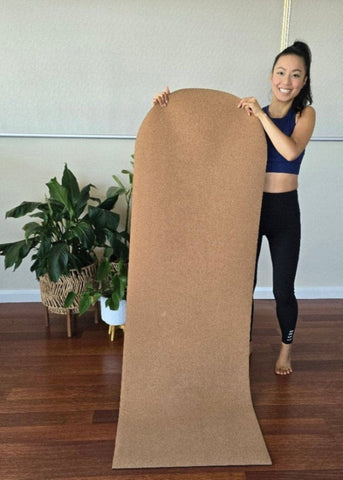 Arch Cork Mat with Rubber Back| Plain Solid Tone | 5mm