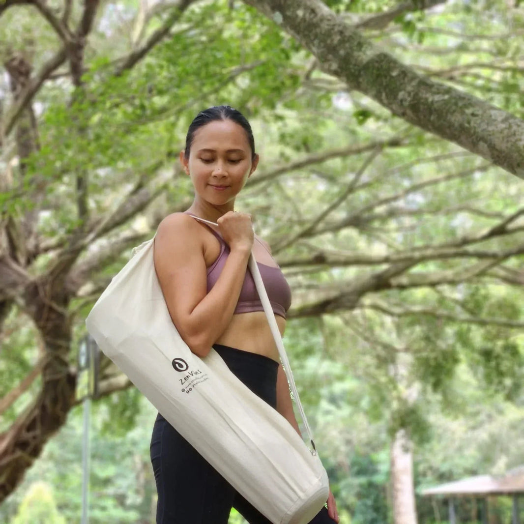 Extra-Thick 7mm Cork Yoga Mat - Flower Of Life Elements - Zenvibes