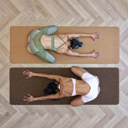 Comfort Cork Yoga Mat 5mm - Cocoa Brown