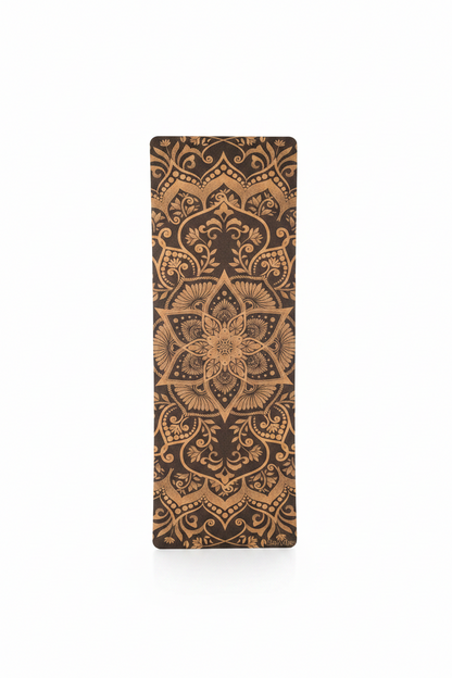Extra-Thick Cork Yoga Mat 7mm -Blossom Harmony