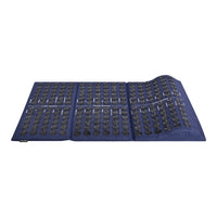Acupressure Mat – 3-Piece Modular, Cotton & Coconut Fiber - Midnight Blue