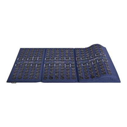 Acupressure Mat – 3-Piece Modular, Cotton & Coconut Fiber - Midnight Blue