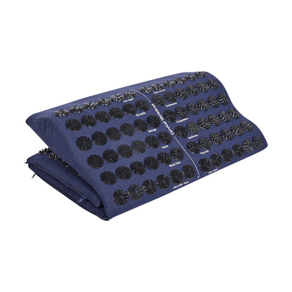 Acupressure Mat – 3-Piece Modular, Cotton & Coconut Fiber - Midnight Blue