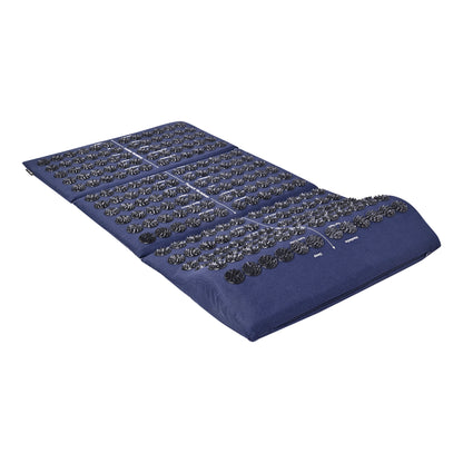 Acupressure Mat – 3-Piece Modular, Cotton & Coconut Fiber - Midnight Blue