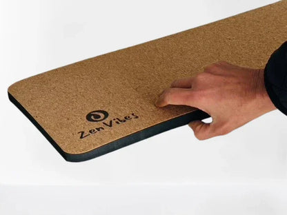 Cork Knee Cushion– Extra-Thick Joint Support -66(W) x 25(L) x 2.16 (Thick)cms -Reversible Design - Zenvibes
