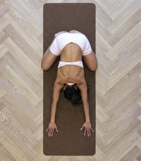 Comfort Cork Yoga Mat 5mm - Cocoa Brown