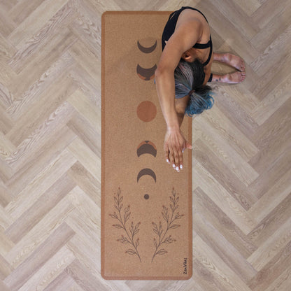 Comfort Cork Yoga Mat 5mm -Moon PhaseII
