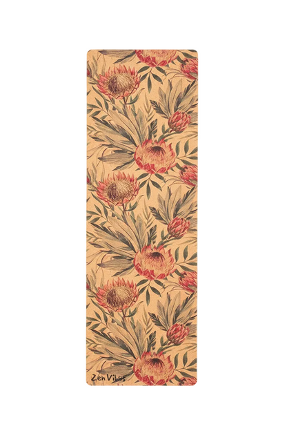 Extra Wide & Large Comfort Cork Yoga Mat 5mm - Proteus Aussie Palm