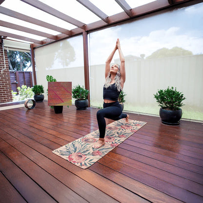 Extra-Thick Cork Yoga Mat 7mm - Proteus Aussie Palm - Zenvibes