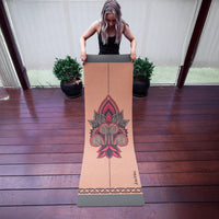 Essential Bundle – Comfort Cork Yoga Mat 5mm Ethnic Mandala
