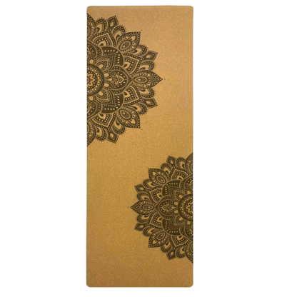 Comfort Cork Yoga Mat 5mm -The Zen Mandala