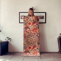 Extra-Thick 7mm Cork Yoga Mat - Ornamental Mandala - Zenvibes