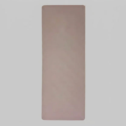 Sandstone waterproof vegan leather yoga mat, 183 x 68cm, laid flat