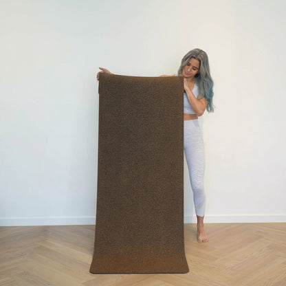 Comfort Cork Yoga Mat 5mm - Cocoa Brown
