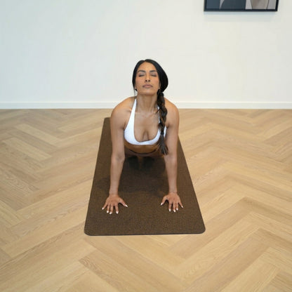 Comfort Cork Yoga Mat 5mm - Cocoa Brown