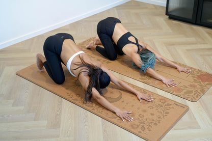 Extra Wide & Large Comfort Cork Yoga Mat 5mm - Cosmic Synergy Mat