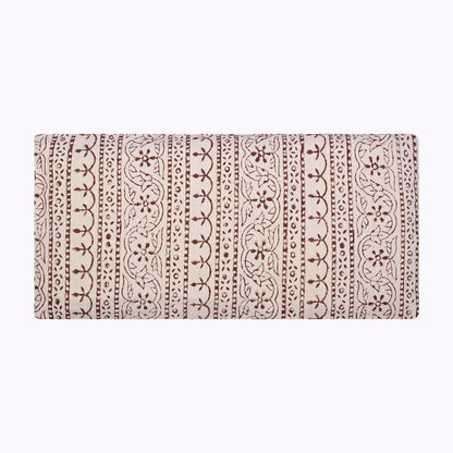 Cotton Eye Pillow - Rustic Elegance ,Hand Crafted & ArtisanMade - Lavender & Flaxseed Filling