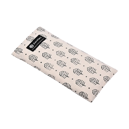 Cotton Eye Pillow-Floral Grace ,Hand Crafted & ArtisanMade - Lavender & Flaxseed Fill
