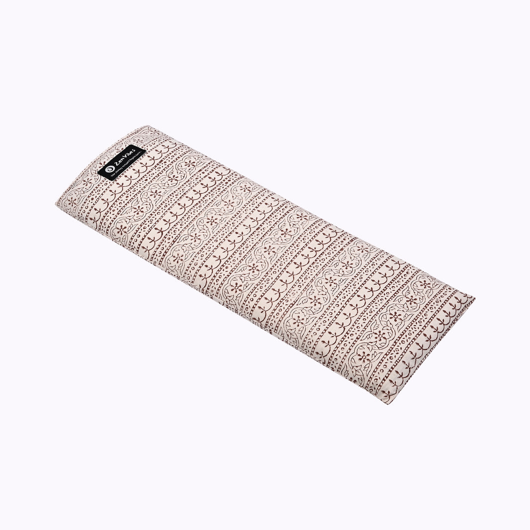 Cotton Heat Pillow – Rustic Elegance, Handcrafted & Artisan-Made – Lavender & Flaxseed Fill
