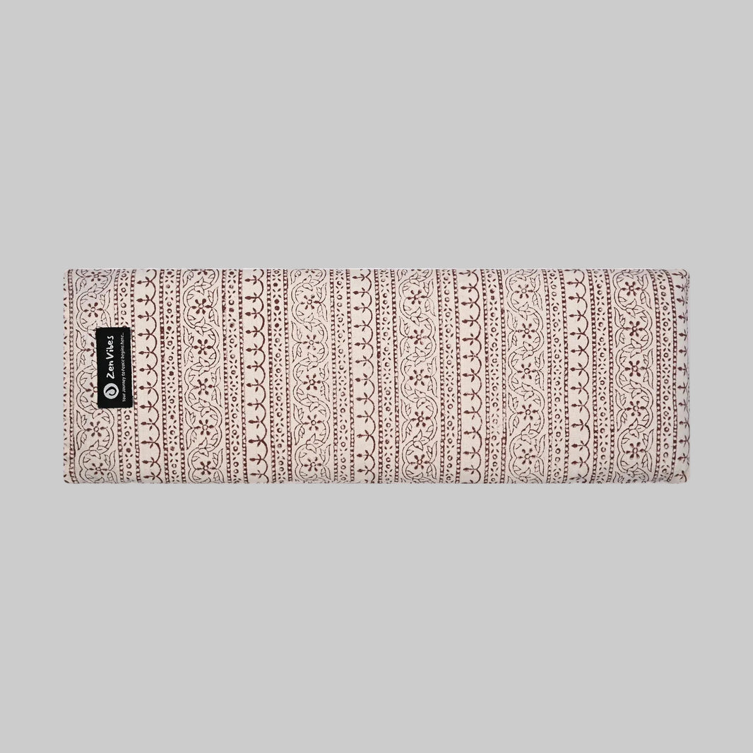 Cotton Heat Pillow – Rustic Elegance, Handcrafted & Artisan-Made – Lavender & Flaxseed Fill