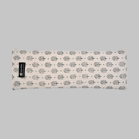 Cotton Heat Pillow – Floral Grace Block Print, Handcrafted & Artisan-Made – Lavender & Flaxseed Filling