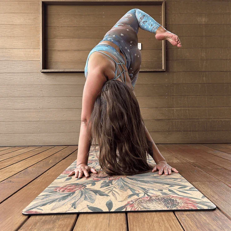 Extra-Thick Cork Yoga Mat 7mm - Proteus Aussie Palm - Zenvibes