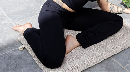 Organic Meditation Cushion – Rustic Elegance ,Hand Crafted & ArtisanMade