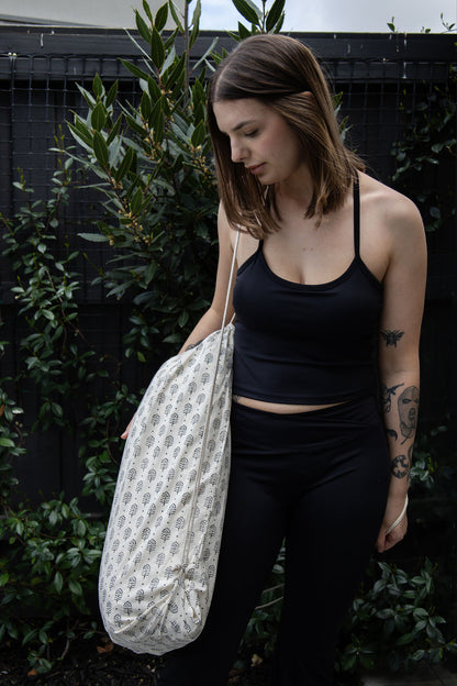Organic Meditation Cushion -Floral Grace,Hand Crafted & ArtisanMade