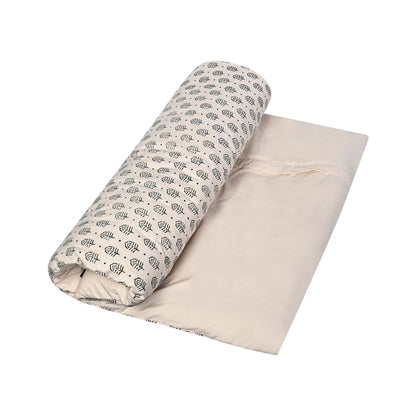 Organic Meditation Cushion -Floral Grace,Hand Crafted & ArtisanMade