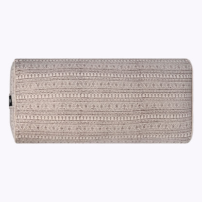 Oval Yoga Bolster – Rustic Elegance,Handcrafted & Artisan-Made